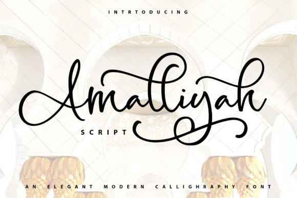 Amalliyah: Elegant Script Font for Editorial Design
