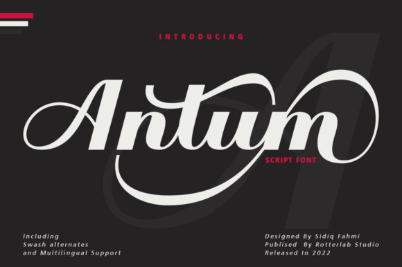 Antum: Bold Script for Impactful Campaigns