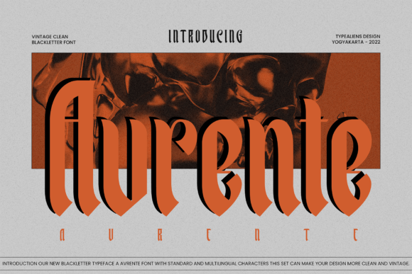 Avrente: A Modern Blackletter