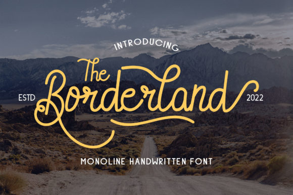 Borderland Font: Elegant Script for Web Design