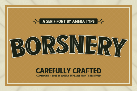 Borsnery: A Font for Business Elegance