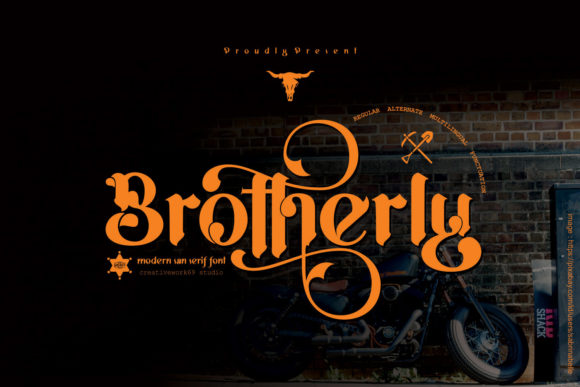 Brotherly: A Serif Font for Bold Campaigns