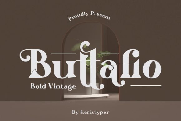 Buttafio: A Stylish Serif Font