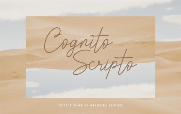 Cognito Scripto Font for Web Design