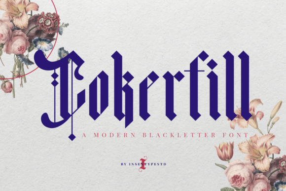 Cokerfill: A Vintage Typeface for Modern Design