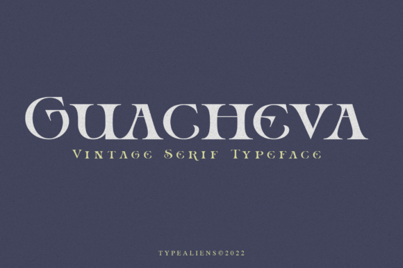 Guacheva: A Vintage Serif Font for Editorial Design