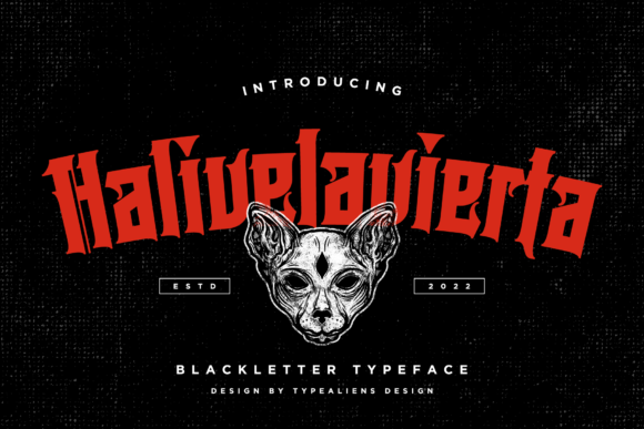 Halivelavierta: A Font for Bold Branding