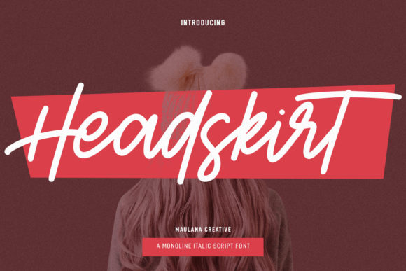 Headskirt: A Vintage Script for Chic Creations