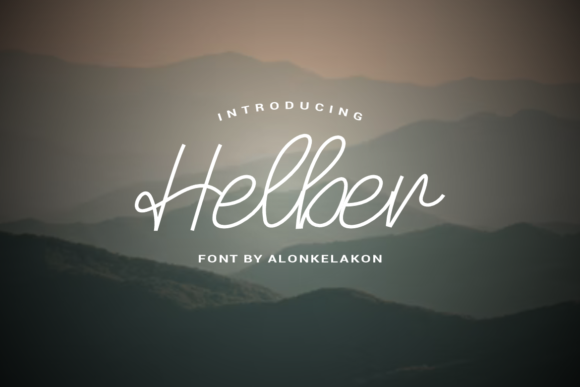 Helber: A Vintage Script Font for Creative Design