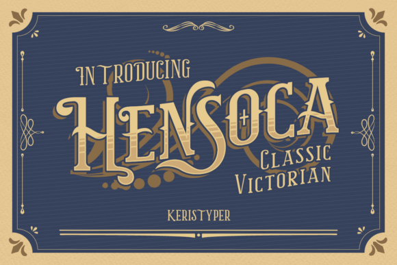 Hensoca: A Serif Typeface for Editorial Design