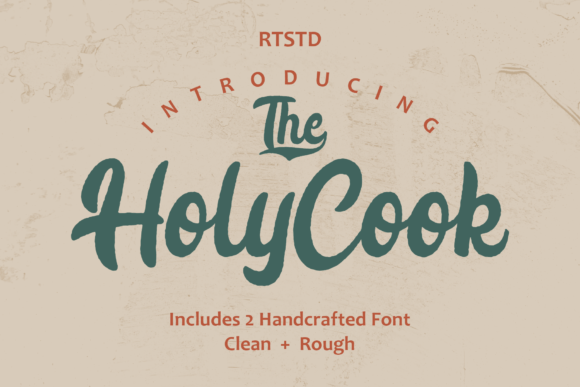 Holy Cook: A Bold Script Font for Creative Projects