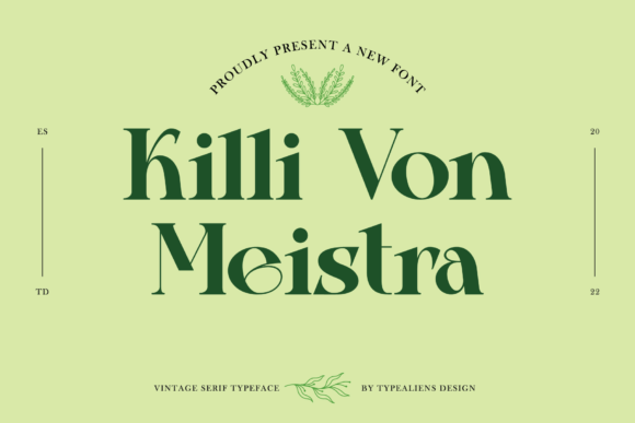 Killi Von Meistra Font Review