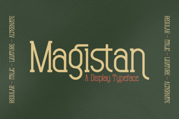 Magistan: A Vintage Slab Serif Font