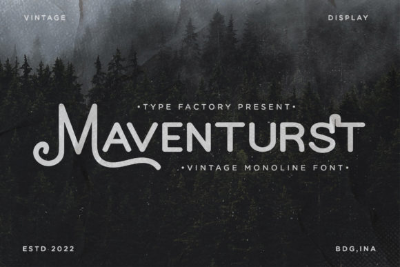 Maventurst: A Vintage Sans Serif for Web Design