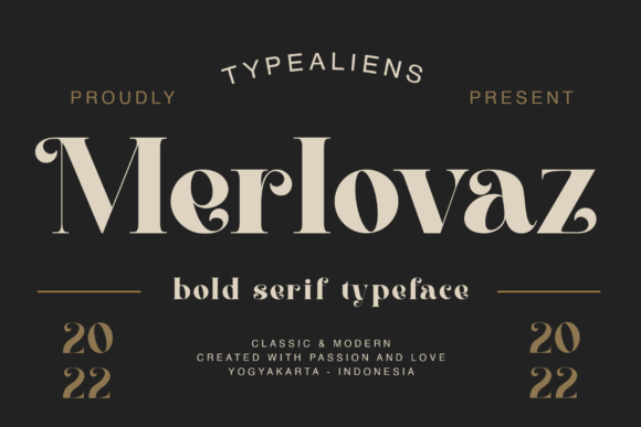 Merlovaz: A Vintage Serif Font for Business