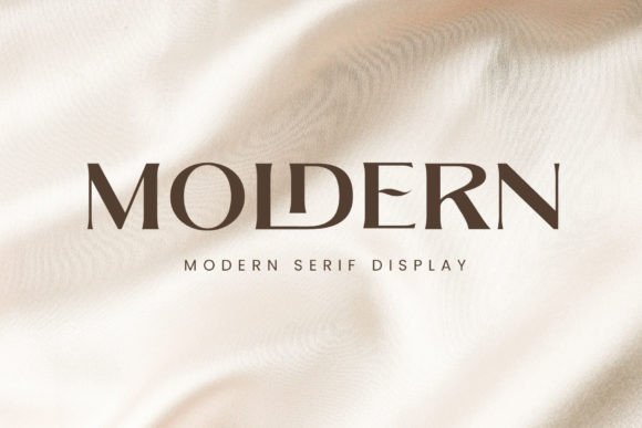 Moldern Font: Modern Serif for Craft Projects
