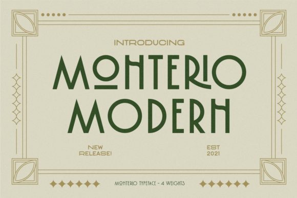 Monterio: A Bold Font for Web Design