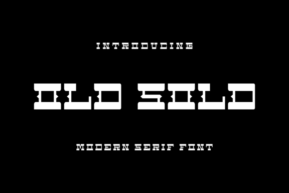 Oldsold Font for Vintage Design