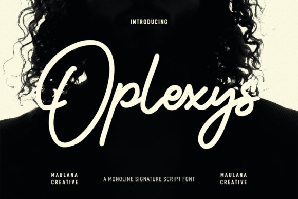 Oplexys: A Vintage Script Font for Business Branding
