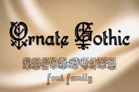 Ornate Gothic: Bold Typography for Creative Campaigns
