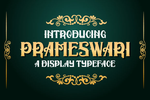 Prameswari: A Serif Font for Real-World Design