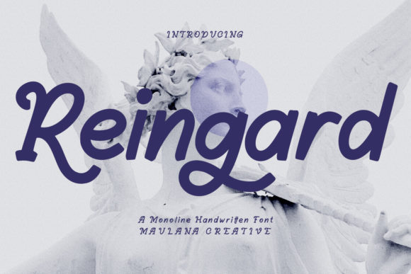 Reingard: Vintage Script Font for Craft Creators