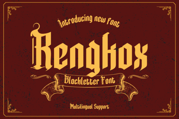 Rengkox: A Vintage Font for Modern Campaigns