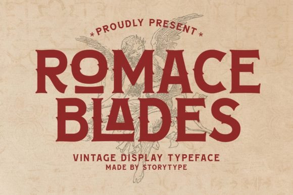 Romace Blades Font for Business
