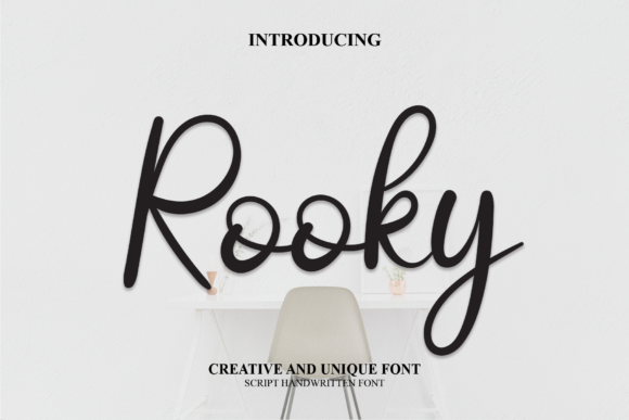 Rooky: A Handwritten Font for Editorial Design