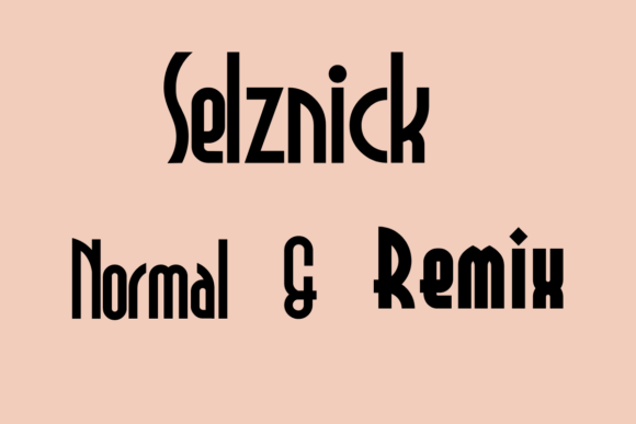 Selznick: A Bold Vintage Font for Creative Projects