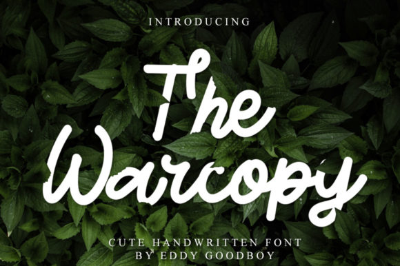 The Warcopy: A Vintage Script Font