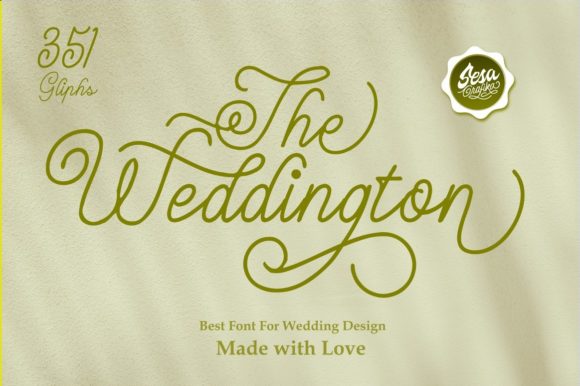 The Weddington: A Script Font for Real Projects