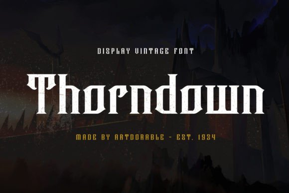 Thorndown: Vintage Serif Font