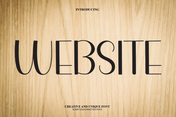 Website: A Handwritten Font for Elegant Design